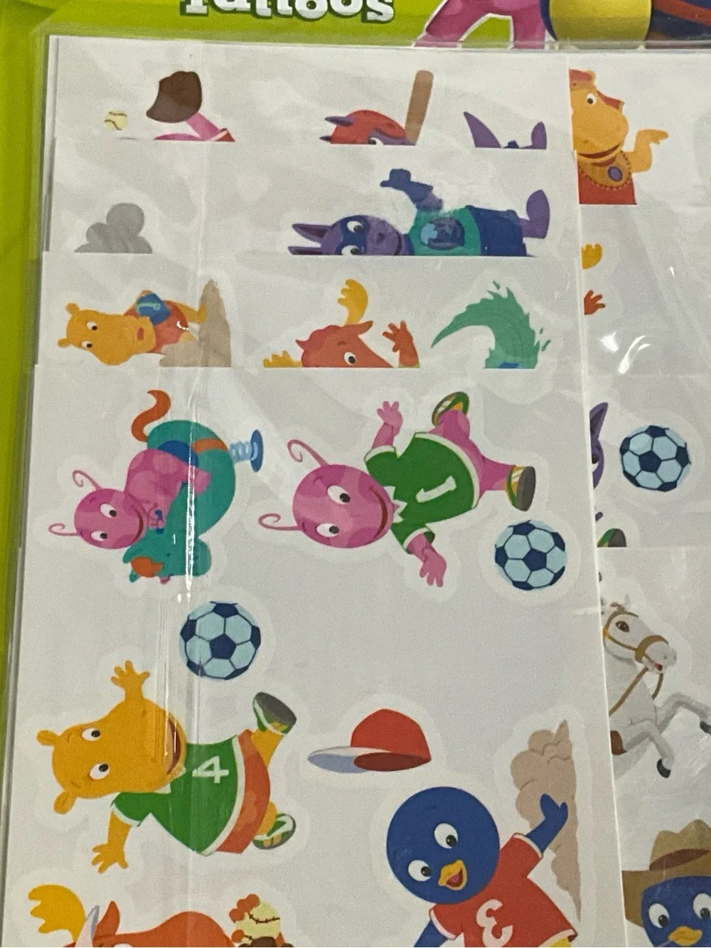 Nickelodeon 2008 The Backyardigans Temporary Tattoos Party Favor NOS